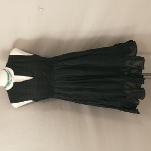 Summer Black Cotton Short Dress & Cute Flirty Cool & Comfortable Style Sz M fit6